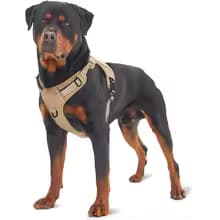 Painless No Pull Large Dog Tactical Harness - Durable Military-Style Vest with Reflective Straps & Secure Control Handle